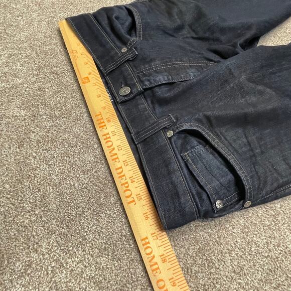 Fidelity 50-11 Mens Revolution Rinse Straight jeans sz 34 dark wash Blue Jeans - Picture 7 of 12